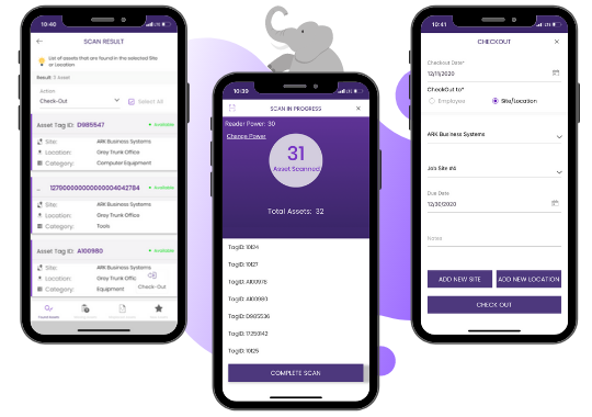 RFID asset tracking mobile app