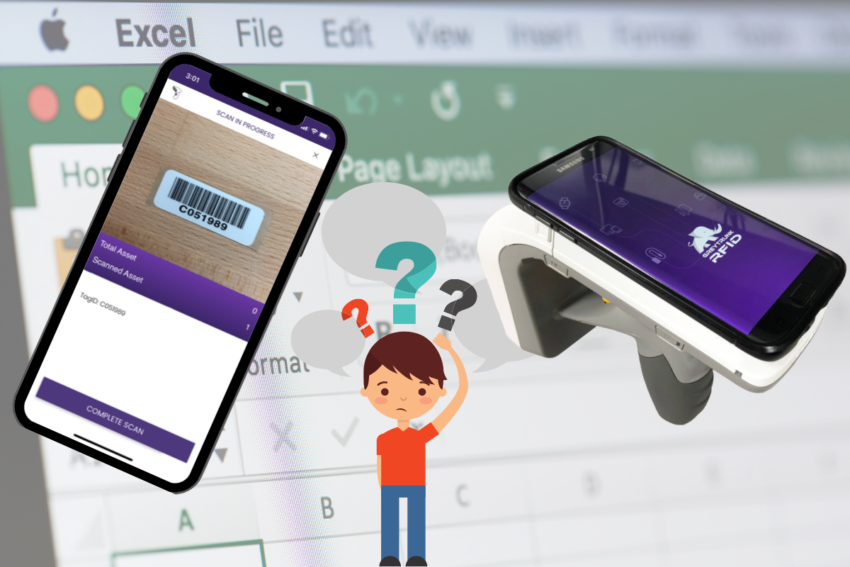 Types of fixed asset tracking - excel file, barcode, RFID