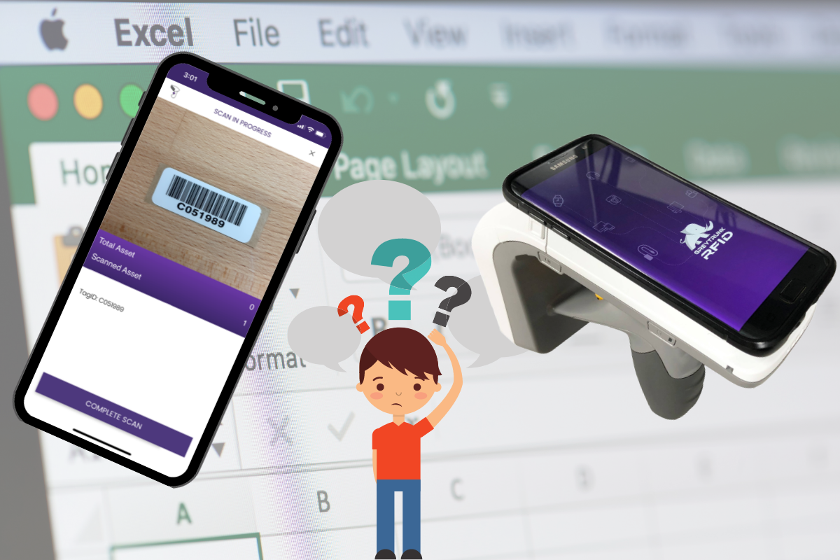 Types of fixed asset tracking - excel file, barcode, RFID